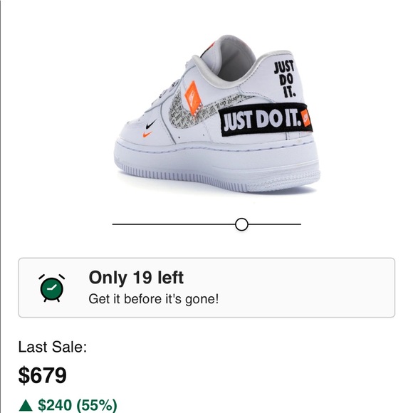 Nike “Just do it” limited release air forces - Picture 2 of 7